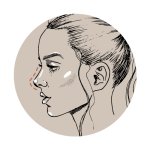 Correction du nez avec des fillers et des relaxants musculaires