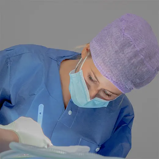 arts tijdens operatie Suzanne