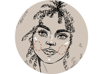 Ingevallen wangen opvullen met fillers