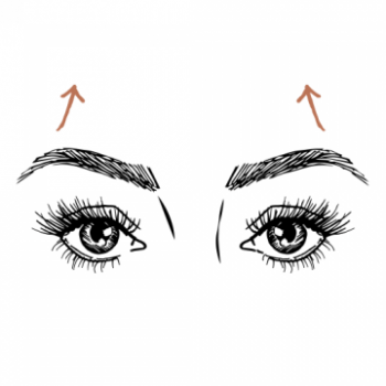 Wat is een wenkbrauwlift met spierontspanners?