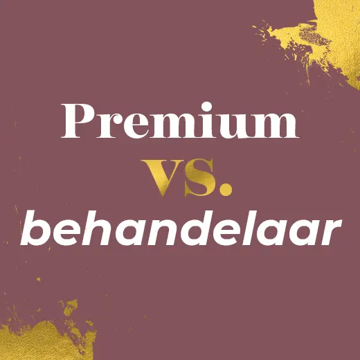 Homepage block premium vs behandelaar